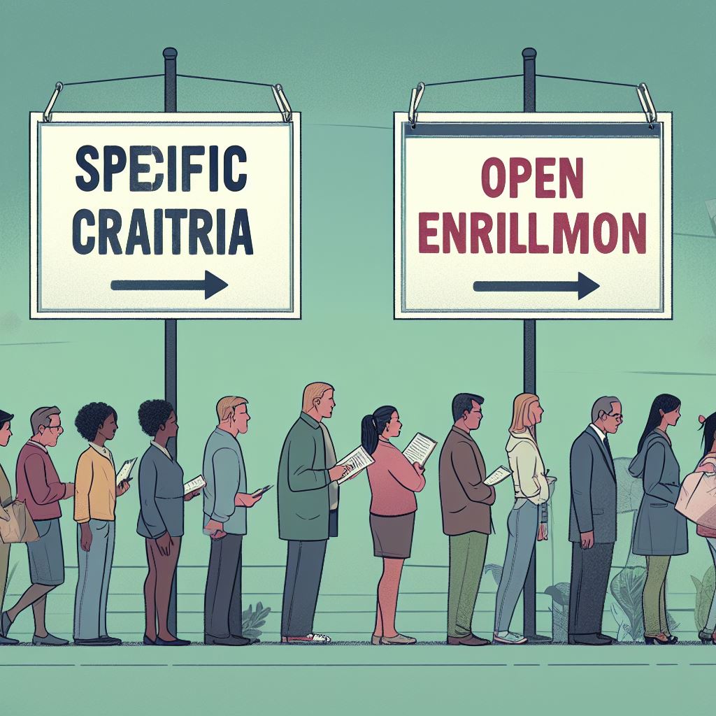 Why Are Specific Criteria Essential for Open Enrollment? Apply For